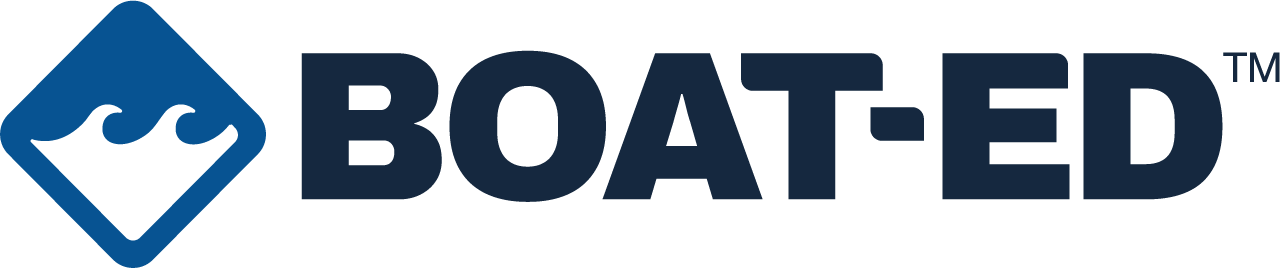 The Boat-Ed logo on white background. 