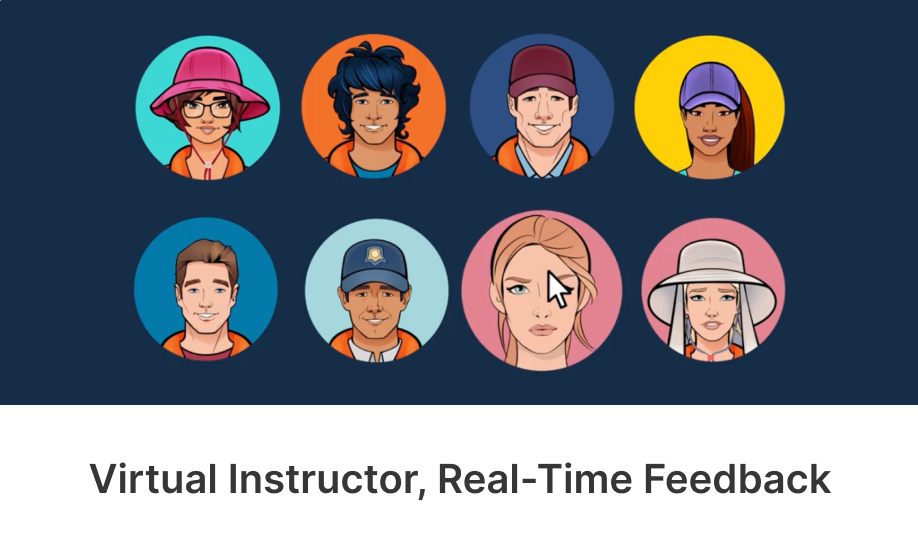 Illustration showing the Virtual Instructors for the Boat-Ed boating safety course. 