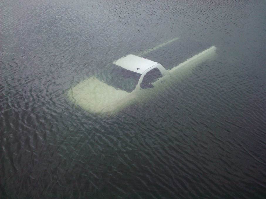 Submerged Truck