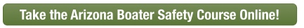 CTA button to take the Arizona boater safety course, get an Arizona boating license concept.