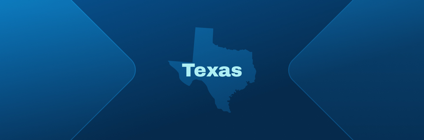 Image with state of Texas, minimum age for Texas boating license concept. 