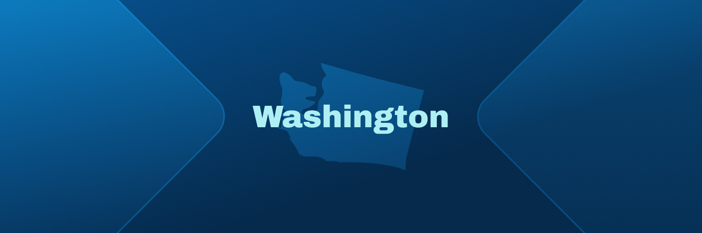 Image with state of Washington, minimum age for Washington boating license concept.