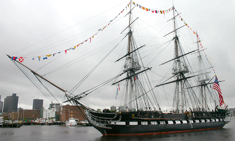 The USS Constitution, top famous ships.