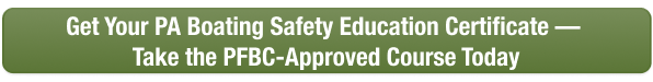CTA button to take the PA boater safety course online with Boat-Ed, approved by PFBC.