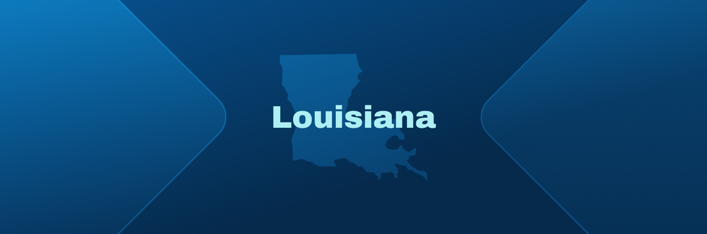 Image with state of Louisiana, do I need a Louisiana boating license concept.
