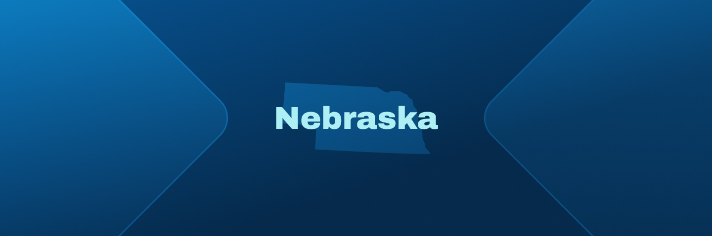 Image with the state of Nebraska, do I need a Nebraska boating license concept.