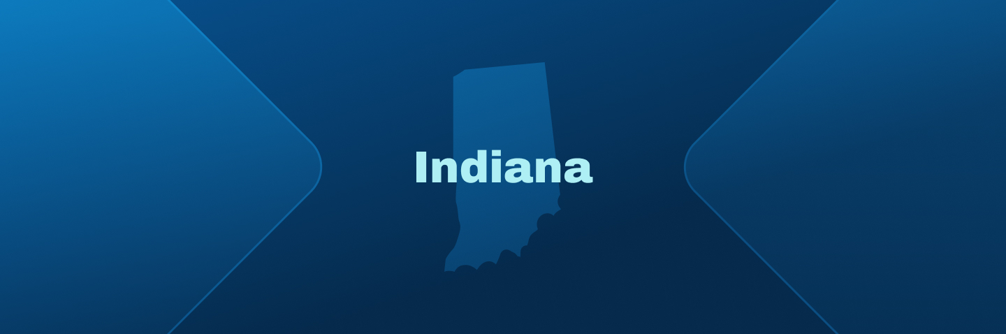 Image with state of Indiana, minimum age for Indiana boating license concept.
