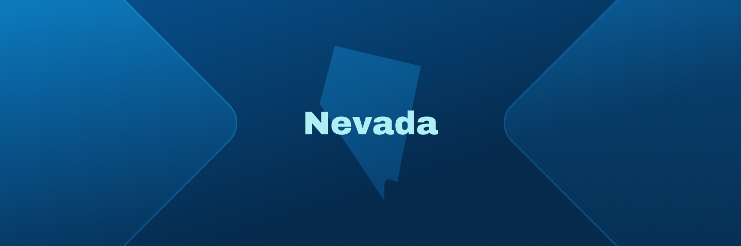 Image with state of Nevada, minimum age for Nevada boating license concept.