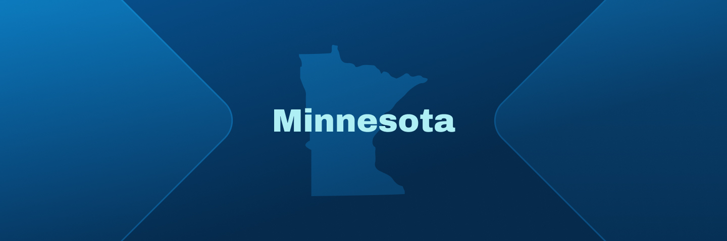 Image with state of Minnesota, minimum age for Minnesota boating license concept.