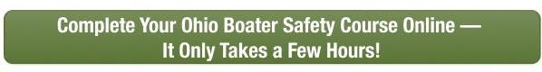 CTA button to complete Ohio boater safety course online today with Boat-Ed, only takes a few hours.