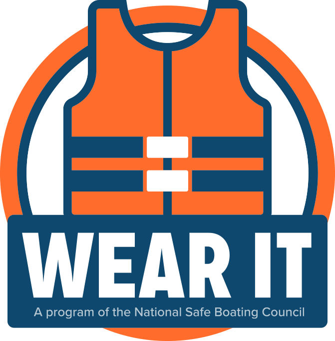 Graphic "Wear It" logo from the National Safe Boating Council. 