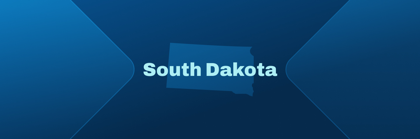Image with state of SD, how to get your South Dakota boating license concept.