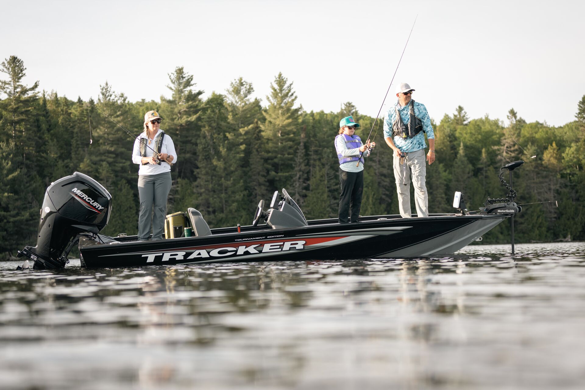 Family fishing from boat, do I need a license to fish from a boat concept.