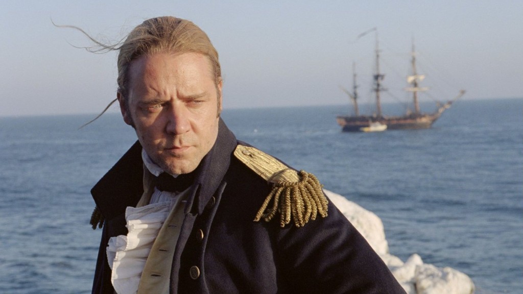 Russell Crowe in Master and Commander, best boating movies concept. 